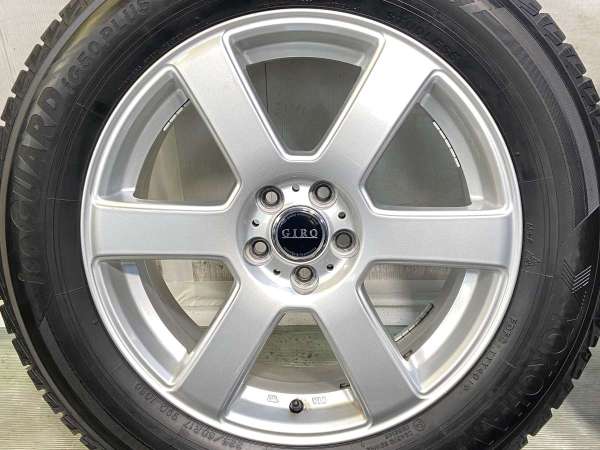 【中古】ヨコハマ アイスガード iG50 PLUS 225/60R17 　 GIRO 17インチ 100-5穴 4本 中古タイヤ・スタッドレスタイヤ_3