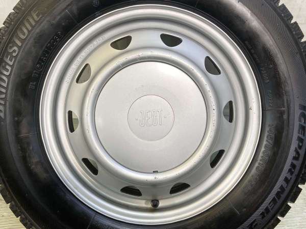 【中古】BS アイスパートナー2 145/80R13 JECT LZ 13インチ 100/110/114.3-4穴 4本 中古タイヤ・スタッドレスタイヤ_3