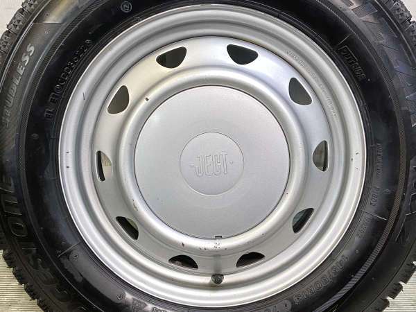 【中古】BS アイスパートナー2 145/80R13 JECT LZ 13インチ 100/110/114.3-4穴 4本 中古タイヤ・スタッドレスタイヤ_4