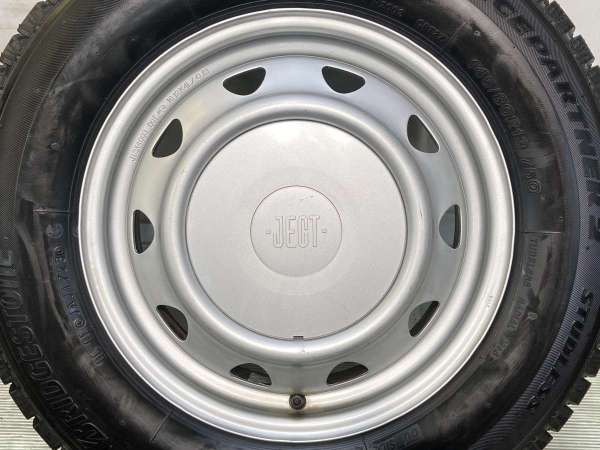 【中古】BS アイスパートナー2 145/80R13 JECT LZ 13インチ 100/110/114.3-4穴 4本 中古タイヤ・スタッドレスタイヤ_6
