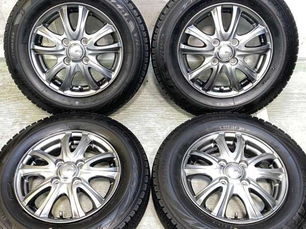 【中古】ブリヂストン ブリザック VRX2 145/80R13 　 SIBILLA 13インチ 100-4穴 4本 中古タイヤ・スタッドレスタイヤ