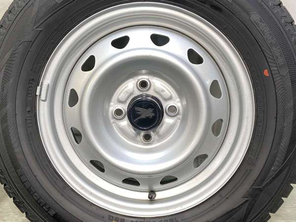 【中古】DUNLOP ウィンターマックス WM02 185/70R14 キャロウィン J9 14インチ 100-4穴 4本 中古タイヤ・スタッドレスタイヤ_6