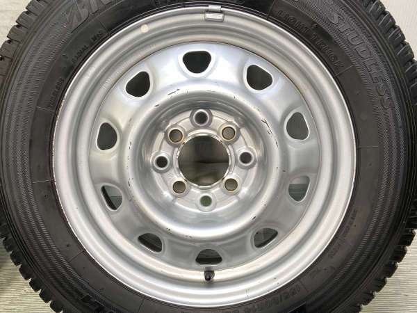 中古】ブリヂストン ブリザック VL1 155/80R14 TOPY V6A 14インチ 100 