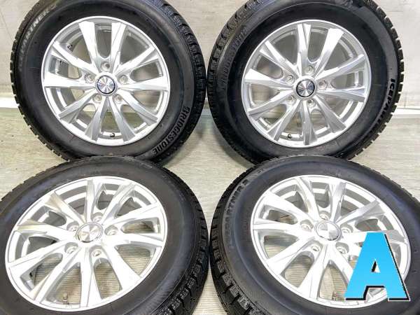 【中古】ブリヂストン アイスパートナー2 195/65R15 　 JOKER 15インチ 114.3-5穴 4本 中古タイヤ・スタッドレスタイヤ