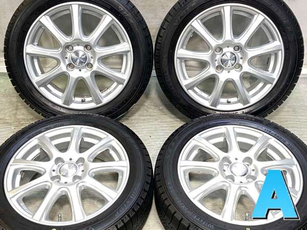【中古】ダンロップ ウィンターマックス 03 175/55R15 　 DUFACT 15インチ 100-4穴 4本 中古タイヤ・スタッドレスタイヤ