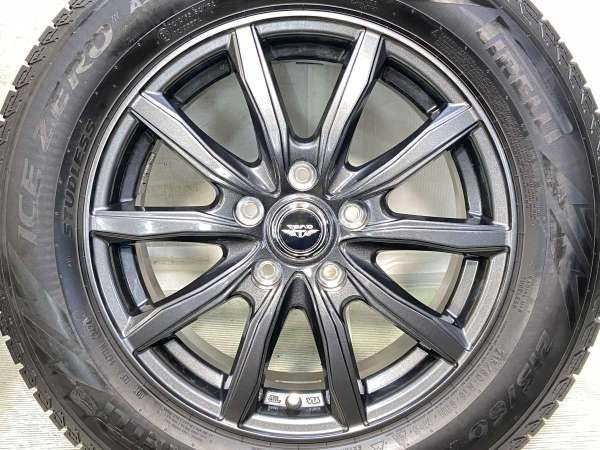 【中古】ピレリ アイスゼロアシンメトリコ 215/60R16 　 TEAD 16インチ 114.3-5穴 4本 中古タイヤ・スタッドレスタイヤ_3