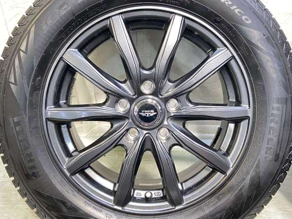 【中古】ピレリ アイスゼロアシンメトリコ 215/60R16 　 TEAD 16インチ 114.3-5穴 4本 中古タイヤ・スタッドレスタイヤ_5