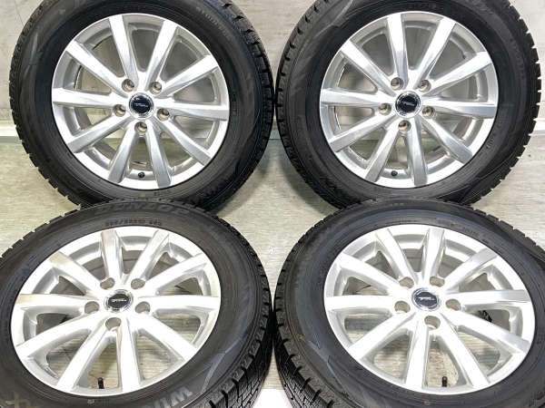 【中古】ダンロップ ウィンターマックス WM02 205/65R16 　 TOPRUN 16インチ 114.3-5穴 4本 中古タイヤ・スタッドレスタイヤ