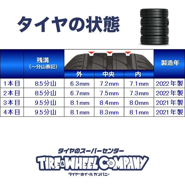 【中古】トーヨータイヤ ウィンタートランパス TX 225/60R17 4本セット スタッドレスタイヤ_1