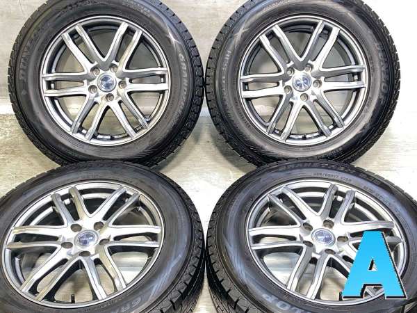 【中古】ダンロップ グラントレック SJ8 225/65R17 　 SG･E 17インチ 114.3-5穴 4本 中古タイヤ・スタッドレスタイヤ