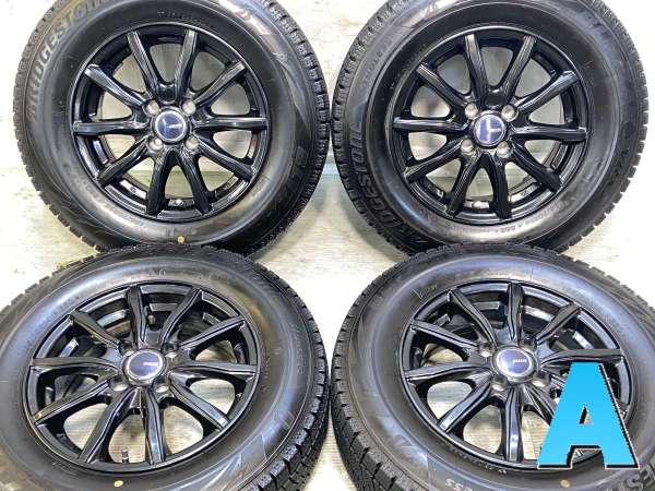 【中古】ブリヂストン ブリザック VRX2 185/70R14 　 DOS 14インチ 100-4穴 4本 中古タイヤ・スタッドレスタイヤ