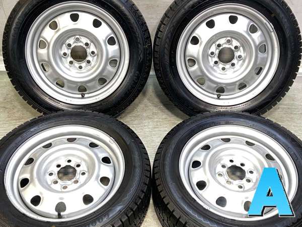 【中古】グッドイヤー アイスナビ 8 185/60R15 　 TOPY V13 15インチ 100/114.3-4穴 4本 中古タイヤ・スタッドレスタイヤ