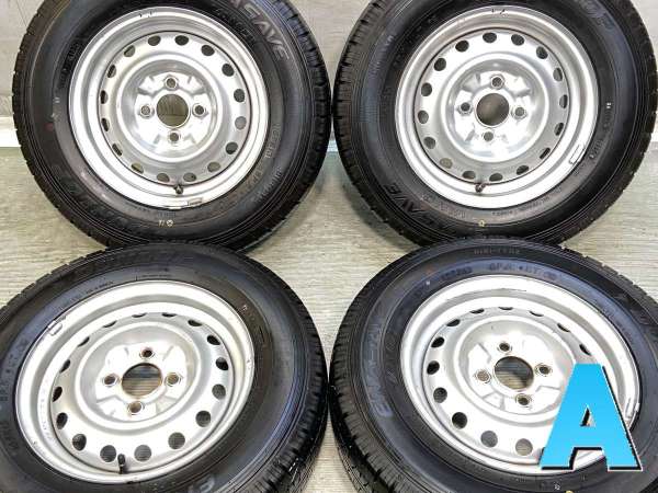 【中古】ダンロップ エナセーブ VAN01 165R13 日産純正 13インチ 100-4穴 4本 中古タイヤ・サマータイヤ