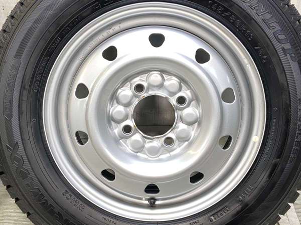 【中古】ダンロップ ウィンターマックス WM02 145/80R13 　 TOPY M52 13インチ 100-4穴 4本 中古タイヤ・スタッドレスタイヤ_4