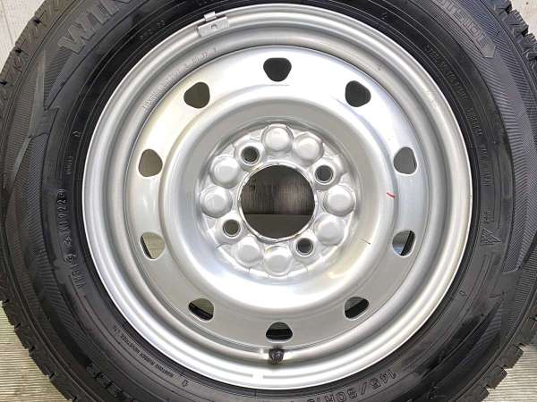 【中古】ダンロップ ウィンターマックス WM02 145/80R13 　 TOPY M52 13インチ 100-4穴 4本 中古タイヤ・スタッドレスタイヤ_5
