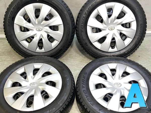 【中古】トーヨータイヤ オブザーブ GIZ2 175/65R15 トヨタ純正 WM 15インチ 100-4穴 4本 中古タイヤ・スタッドレスタイヤ