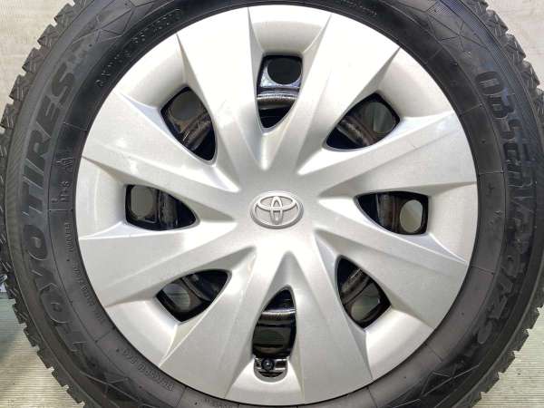 【中古】トーヨータイヤ オブザーブ GIZ2 175/65R15 トヨタ純正 WM 15インチ 100-4穴 4本 中古タイヤ・スタッドレスタイヤ_4