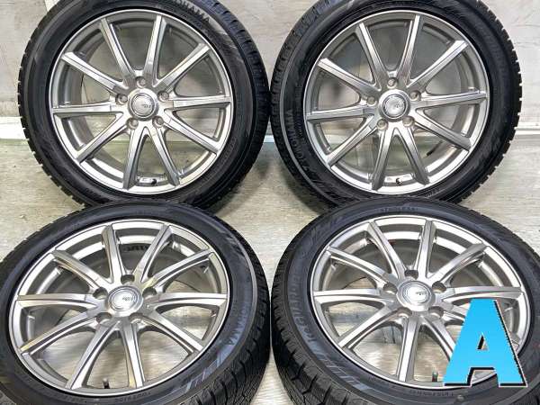 【中古】ヨコハマ アイスガード iG60 215/50R17 　 SIBLLA 17インチ 114.3-5穴 4本 中古タイヤ・スタッドレスタイヤ