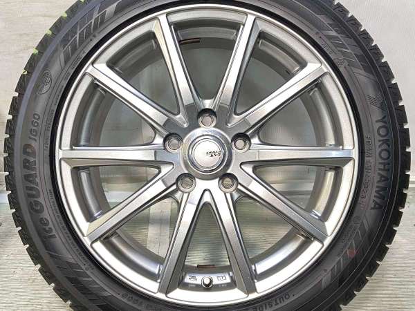 【中古】ヨコハマ アイスガード iG60 215/50R17 　 SIBLLA 17インチ 114.3-5穴 4本 中古タイヤ・スタッドレスタイヤ_4