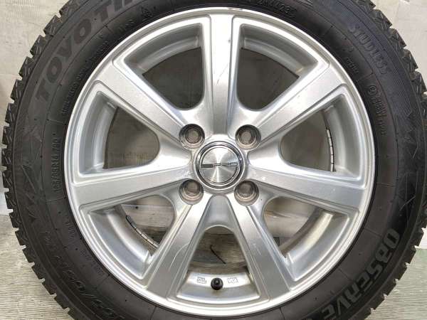 【中古】トーヨータイヤ オブザーブ GIZ2 165/65R14 　 PRD 14インチ 100-4穴 4本 中古タイヤ・スタッドレスタイヤ_4