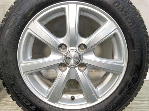 【中古】トーヨータイヤ オブザーブ GIZ2 165/65R14 　 PRD 14インチ 100-4穴 4本 中古タイヤ・スタッドレスタイヤ_6