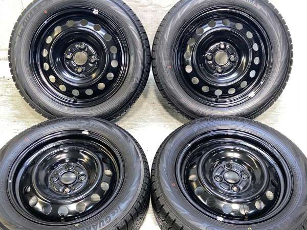 【中古】ヨコハマ アイスガード iG70 185/60R15 トヨタ純正 L22 15インチ 100-4穴 4本 中古タイヤ・スタッドレスタイヤ