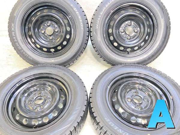 【中古】ダンロップ ウィンターマックス WM02 165/70R14 トヨタ純正  14インチ 100-4穴 4本 中古タイヤ・スタッドレスタイヤ