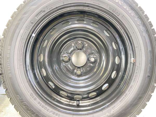 【中古】ダンロップ ウィンターマックス WM02 165/70R14 トヨタ純正  14インチ 100-4穴 4本 中古タイヤ・スタッドレスタイヤ_5