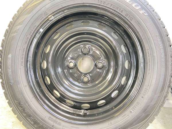 【中古】ダンロップ ウィンターマックス WM02 165/70R14 トヨタ純正  14インチ 100-4穴 4本 中古タイヤ・スタッドレスタイヤ_6
