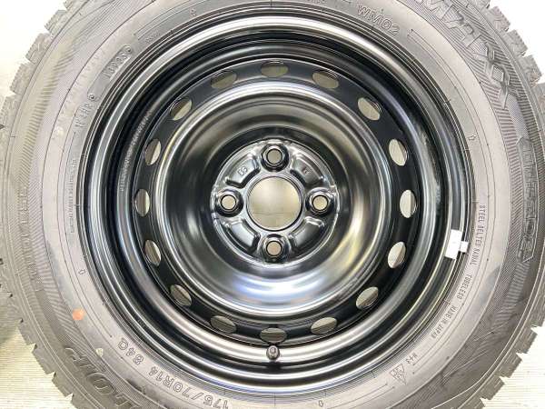 【中古】ダンロップ ウィンターマックス WM02 175/70R14 トヨタ純正 D3 14インチ 100-4穴 4本 中古タイヤ・スタッドレスタイヤ_5
