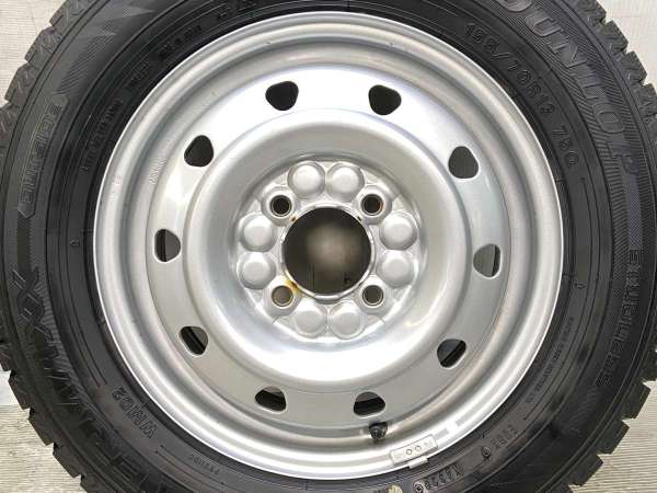 【中古】ダンロップ ウィンターマックス WM02 155/70R13 　 TOPY M52 13インチ 100-4穴 4本 中古タイヤ・スタッドレスタイヤ_4
