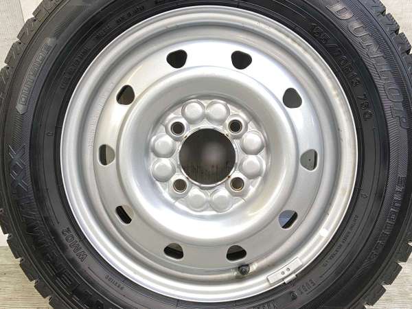 【中古】ダンロップ ウィンターマックス WM02 155/70R13 　 TOPY M52 13インチ 100-4穴 4本 中古タイヤ・スタッドレスタイヤ_5