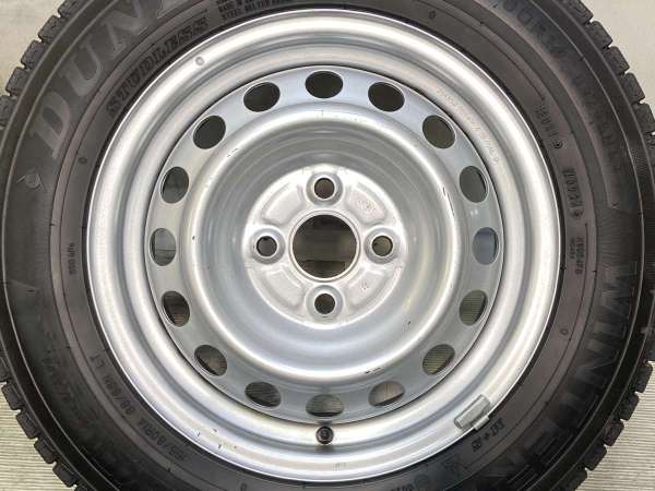 【中古】DUNLOP LV01 for VAN 155/80R14 トヨタ純正 L10 14インチ 100-4穴 4本 中古タイヤ・スタッドレスタイヤ_6
