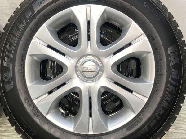 【中古】ミシュラン X-ICE SNOW 185/70R14 日産純正 14インチ 100-4穴 4本 中古タイヤ・スタッドレスタイヤ_6