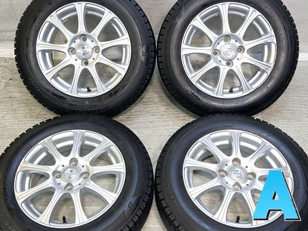 【中古】ブリヂストン アイスパートナー2 165/70R14 　 JOKER 14インチ 100-4穴 4本 中古タイヤ・スタッドレスタイヤ