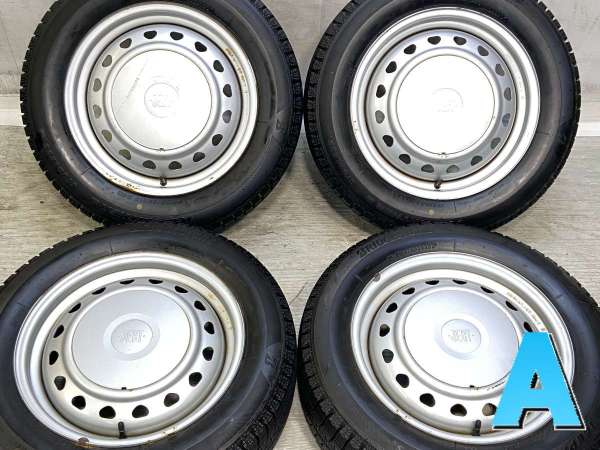 【中古】ブリヂストン アイスパートナー2 175/65R15 　 JECT R6 15インチ 100/114.3-4穴 4本 中古タイヤ・スタッドレスタイヤ