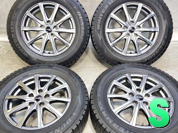 中古】DUNLOP ウィンターマックス WM02 215/65R16 ユーロスピード 16 