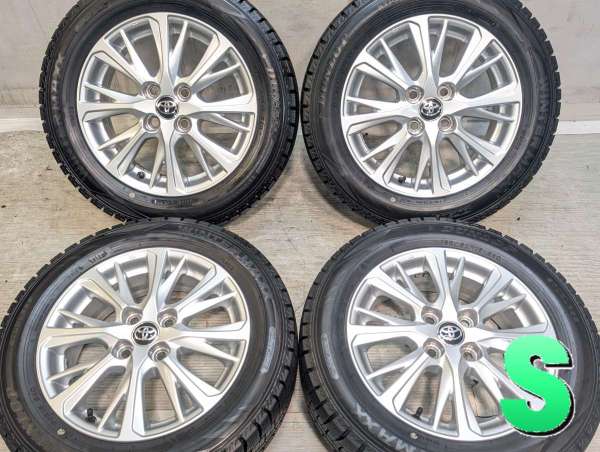 中古】ダンロップ ウィンターマックス WM02 185/60R15 トヨタ純正 15