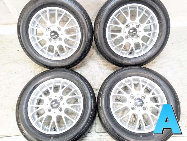 【中古】ブリヂストン ネクストリー 155/65R13 　 S-HOLD 13インチ 100-4穴 4本 中古タイヤ・サマータイヤ 21,158円