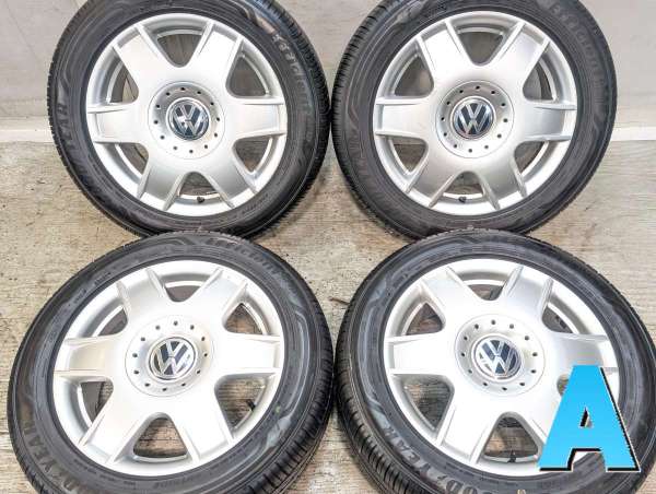 【中古】GY グリップ コンフォート 205/55R16 フォルクスワーゲン純正 16インチ 100-5穴 4本 中古タイヤ・サマータイヤ