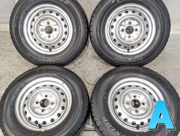 【中古】ダンロップ エナセーブ VAN01 165R13 日産純正 13インチ 100-4穴 4本 中古タイヤ・サマータイヤ