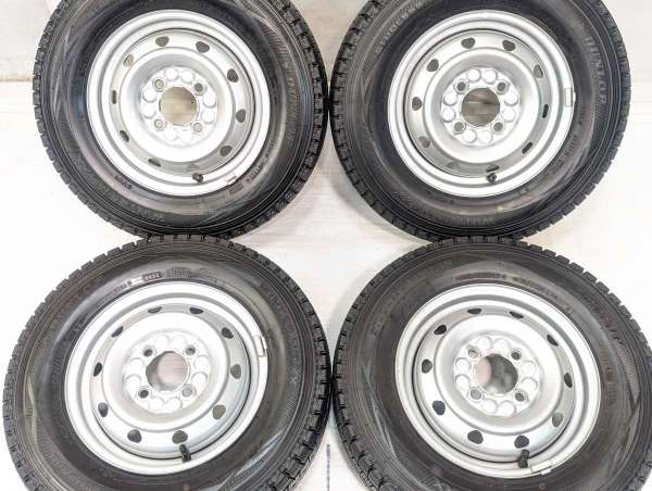 【中古】ダンロップ ウィンターマックス SV01 145/80R12 　 TOPY M74 12インチ 100-4穴 4本 中古タイヤ・スタッドレスタイヤ