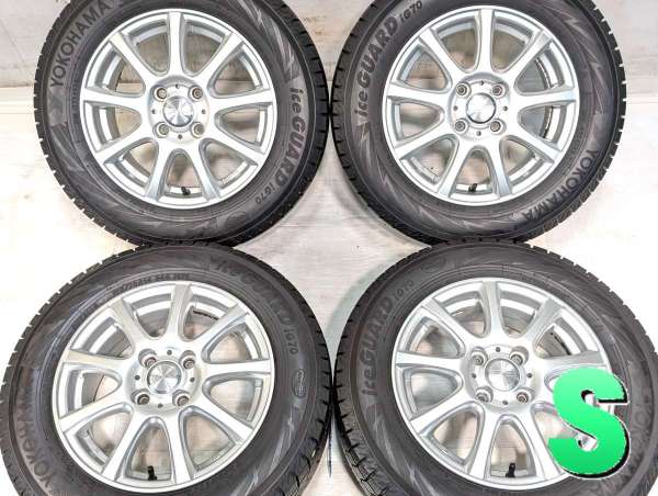 【中古】ヨコハマ アイスガード iG70 175/70R14 DUFACT 14インチ 100-4穴 4本 中古タイヤ・スタッドレスタイヤ