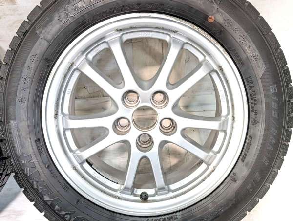 y'sGOODYEAR ICE NAVI 7 195/65R15 中古4本 中古】グッドイヤー アイスナビ 7 195/65R15 トヨタ純正 15インチ 100