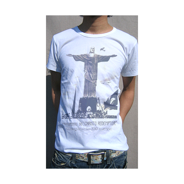 送料無料 Dial9up フォトｔシャツ デザイン ブラジル 有名 コルコバード キリスト像 Jesus シの通販はau Pay マーケット Pochitto