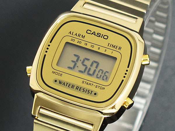 腕時計 レディース カシオ Casio クオーツ デジタル La670wga 9 ゴールド ゴールドの通販はau Pay マーケット Pochitto