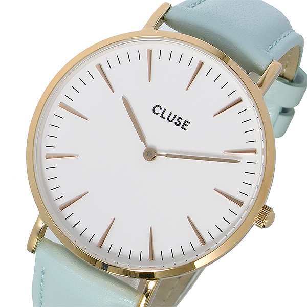 腕時計 レディース クルース Cluse ラ ボエーム レザーベルト 38mm Cl ホワイト パステルミント ホワイトの通販はau Pay マーケット ポチットpro