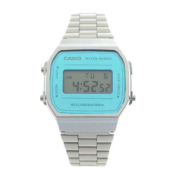 腕時計 ユニセックス カシオ CASIO A168WEM-2 クォーツ スカイブルー シルバー スカイブルー｜au PAY マーケット
