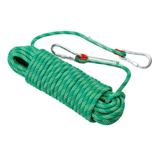 クライミング ロープ ザイル 太さ 10mm 長さ m 登山 カラビナ フックボルダリング 消防 用 多目的の通販はau Pay マーケット バリュー