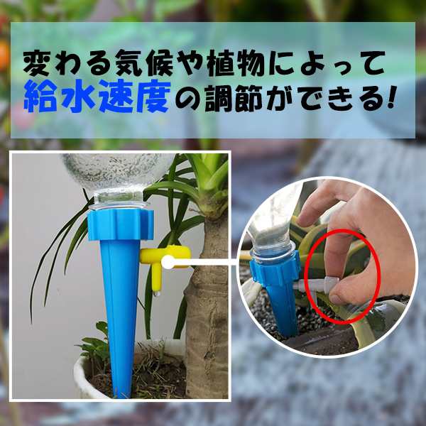 自動給水キャップ 12個セット じょうろ ペットボトル 自動水やり器 水やり当番 自動給水器 自動散水 ガーデニング 園芸 花壇 植物 花  盆の通販はau PAY マーケット バリュー au PAY マーケット－通販サイト